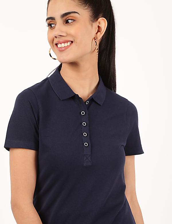 Cotton collared t shirts sales