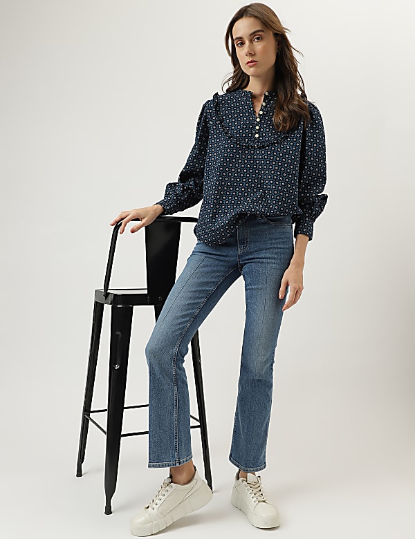 Printed Regular Fit Blouse