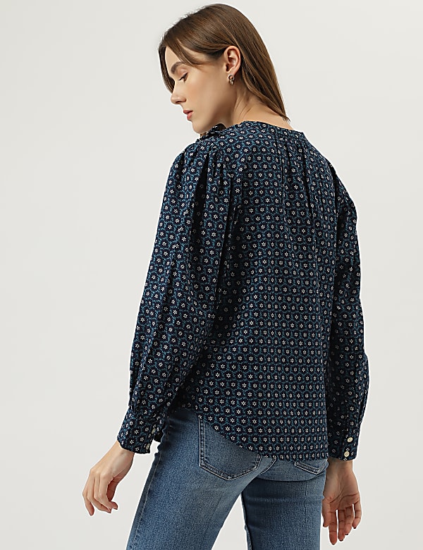 Printed Regular Fit Blouse