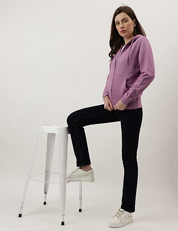 Plain Zipper Hoodie