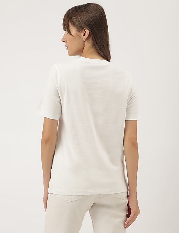 Pure Cotton Printed Short Sleeves T-Shirt