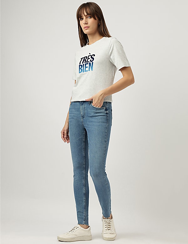 Pure Cotton Applique T-Shirt