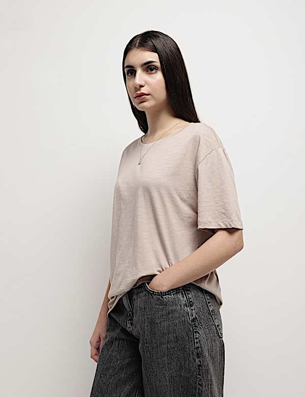 Cotton Modal Relaxed Fit T-Shirt