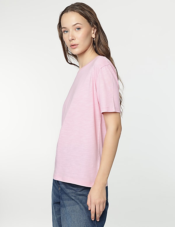 Modal Cotton Crew Neck Half Sleeves T-Shirt