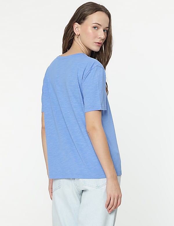 Modal Cotton Crew Neck Half Sleeves T-Shirt