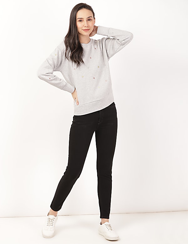 Spot Detail Sweatshirt