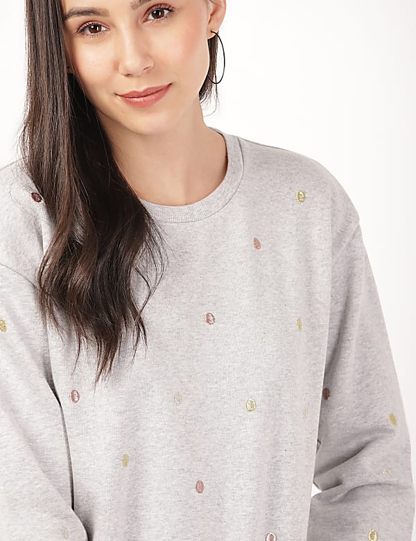 Spot Detail Sweatshirt