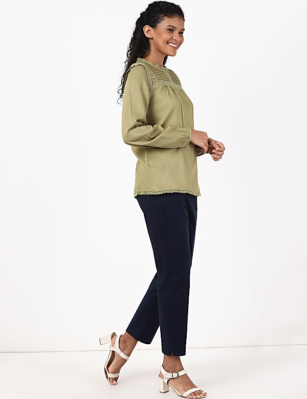 Schiffli Woven Top