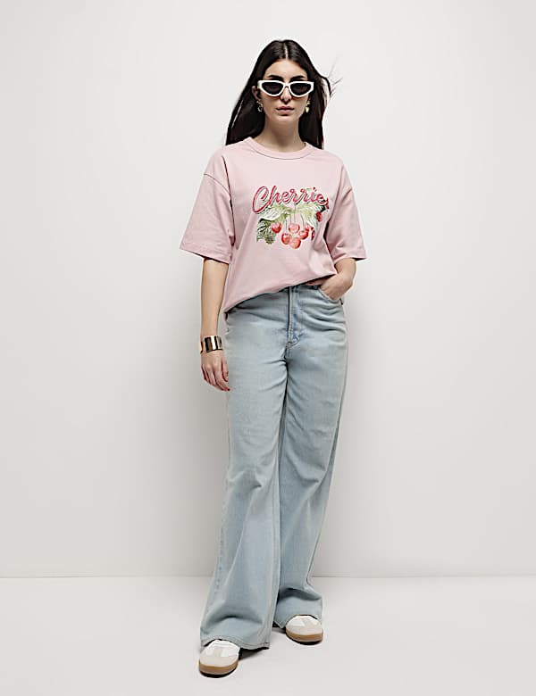 Pure Cotton Graphic Print T-Shirt