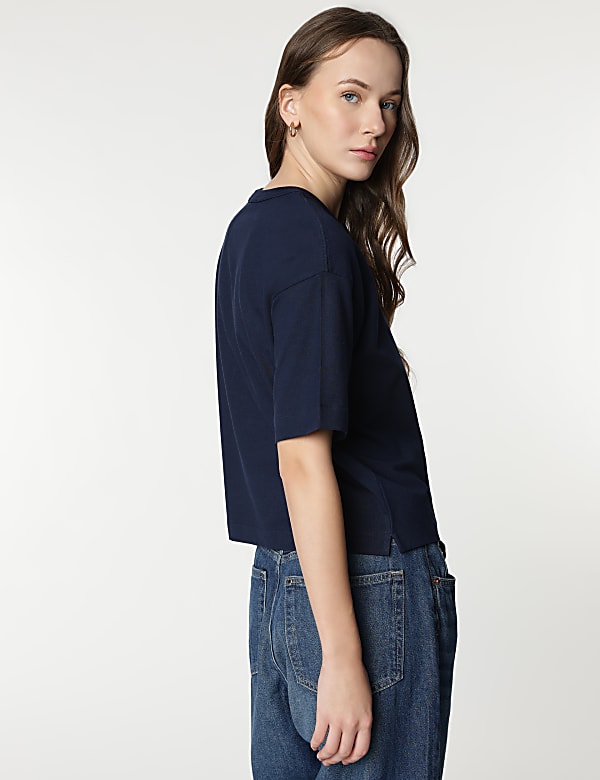 Pure Cotton Tropical Printed T-Shirt
