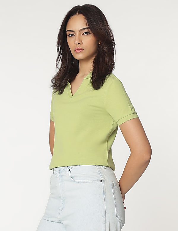 Pure Cotton Polo T-Shirt
