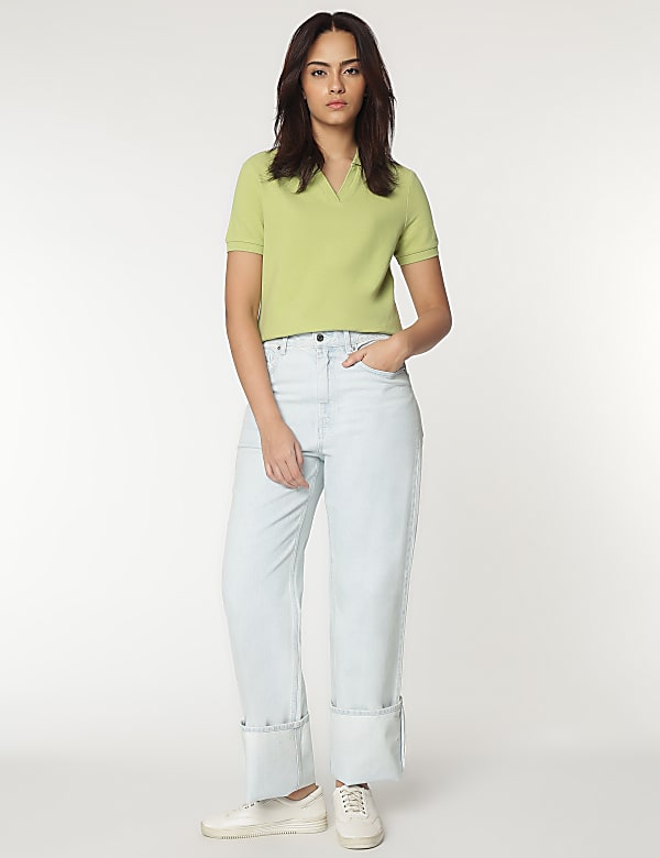 Pure Cotton Polo T-Shirt