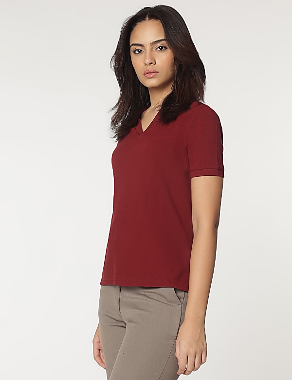Pure Cotton Polo T-Shirt