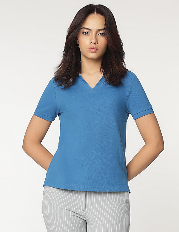Pure Cotton Polo T-Shirt