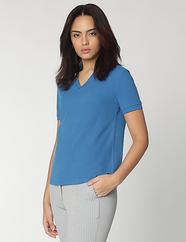 Pure Cotton Polo T-Shirt