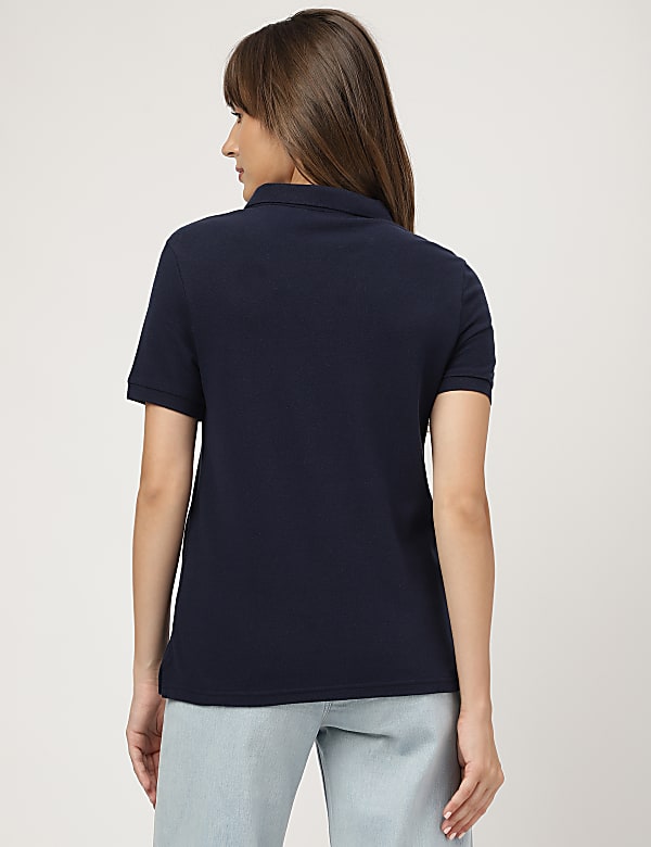 Polo Collar Plain T-shirt
