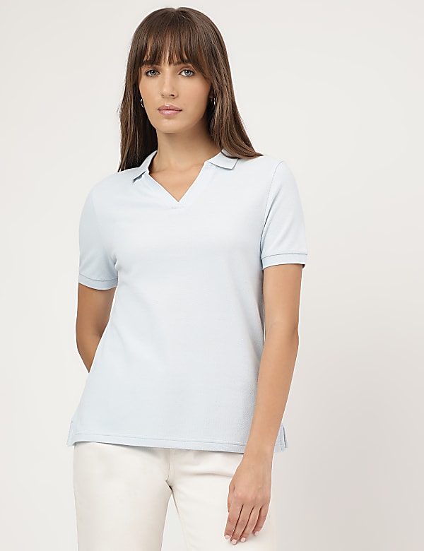 Pure Cotton Polo T-Shirt