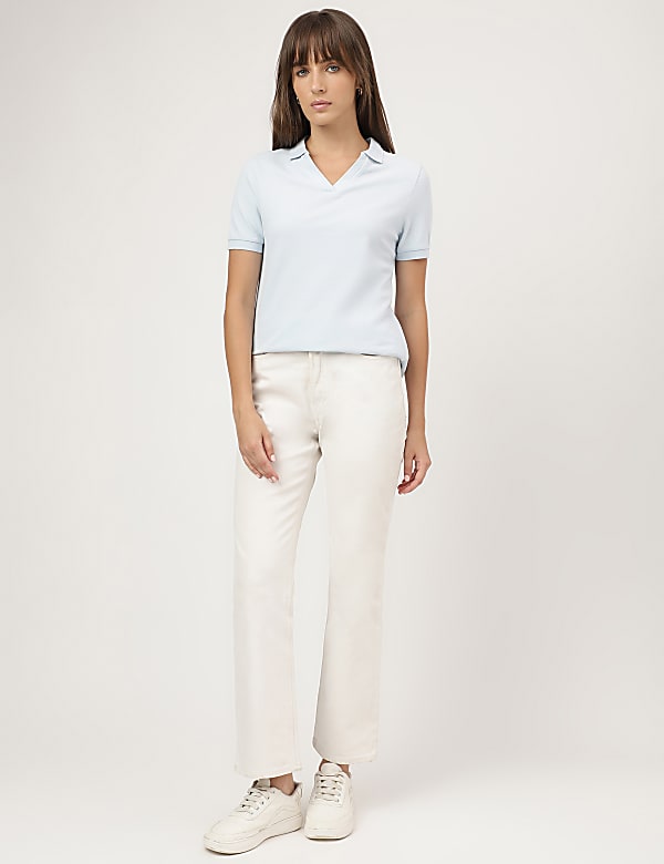 Pure Cotton Polo T-Shirt