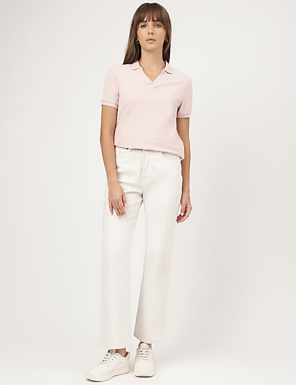 Pure Cotton Polo T-Shirt