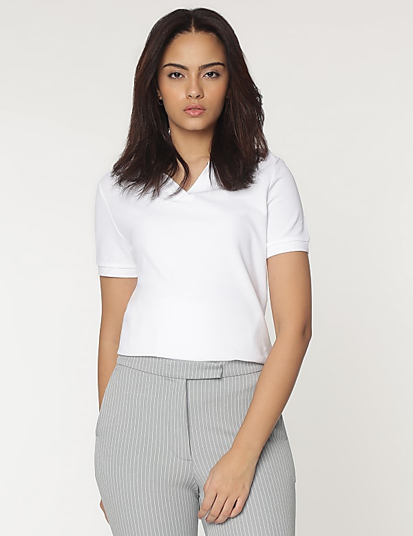 Pure Cotton Polo T-Shirt