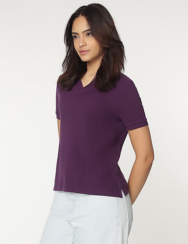 Pure Cotton Polo T-Shirt