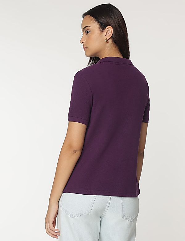 Pure Cotton Polo T-Shirt
