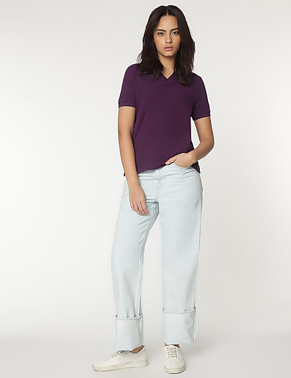 Pure Cotton Polo T-Shirt