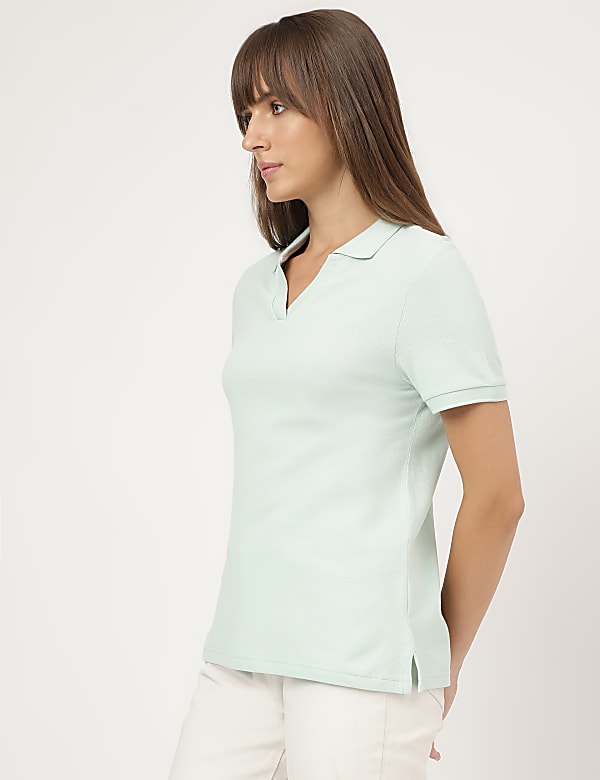 Pure Cotton Polo T-Shirt