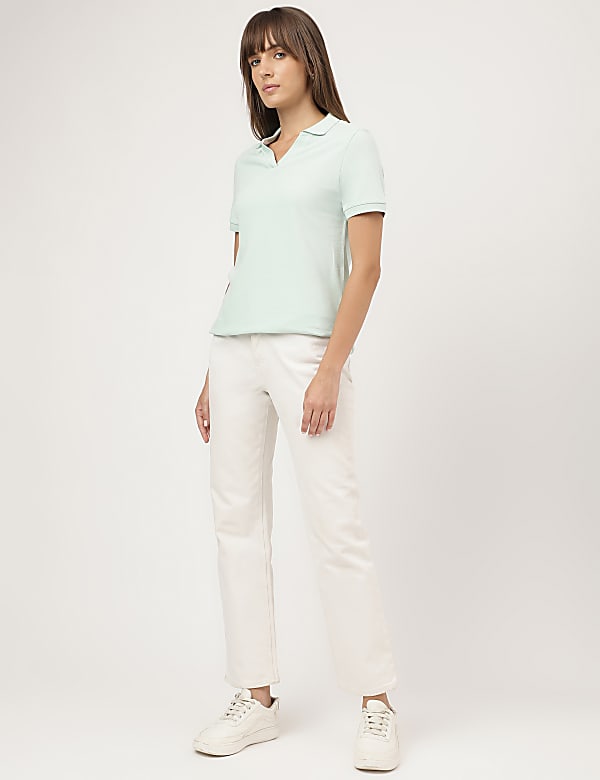 Pure Cotton Polo T-Shirt