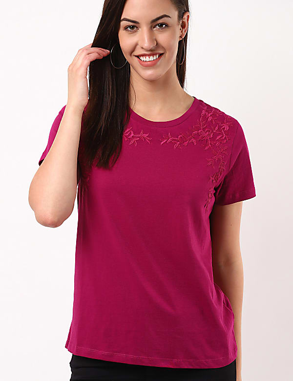 Embroidered Tee
