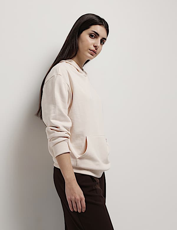 Cotton Rich Hooded Sweatshirt