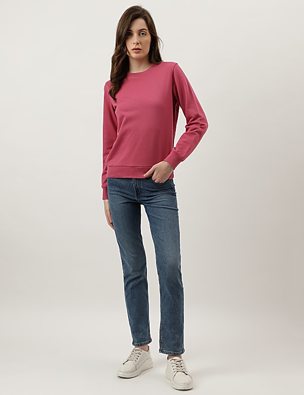 Plain Crew Neck Sweatshirt