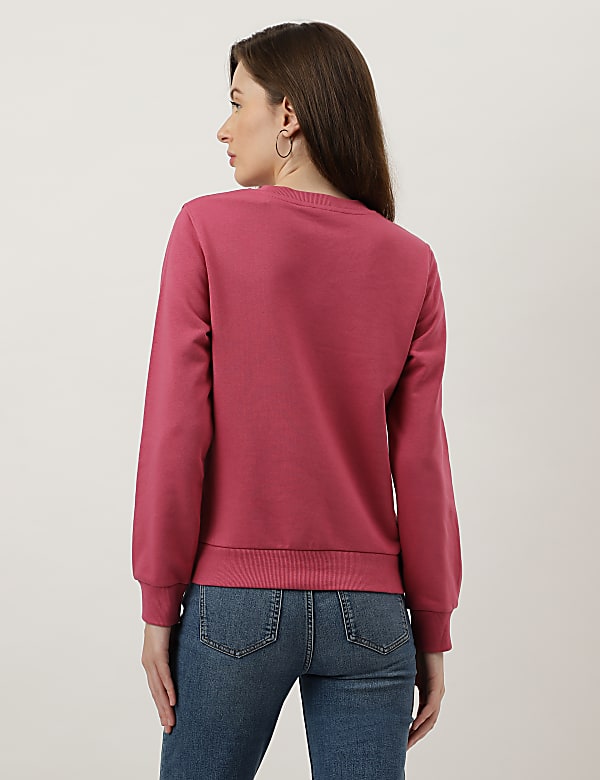Plain Crew Neck Sweatshirt