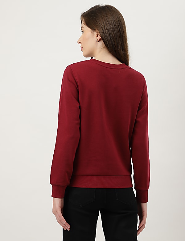 Plain Crew Neck Sweatshirt