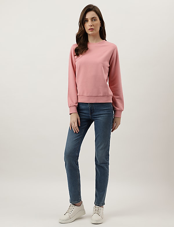 Plain Crew Neck Sweatshirt
