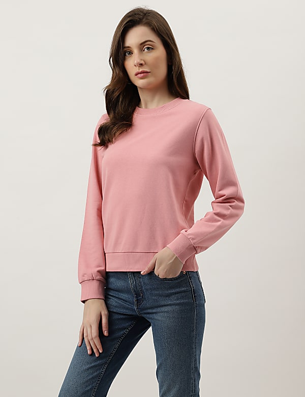 Plain Crew Neck Sweatshirt