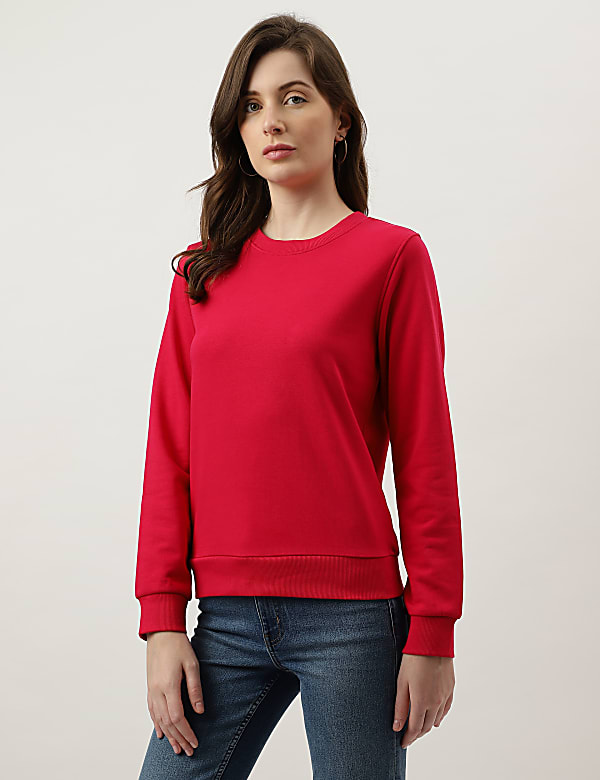 Plain Crew Neck Sweatshirt