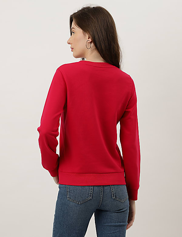 Plain Crew Neck Sweatshirt
