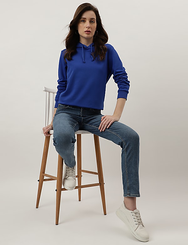 Plain Pull On Hoodie