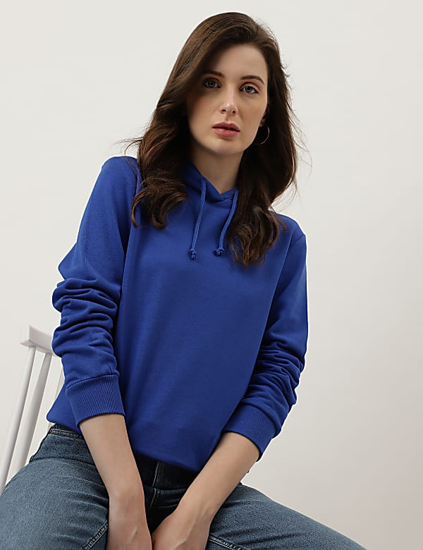 Plain Pull On Hoodie