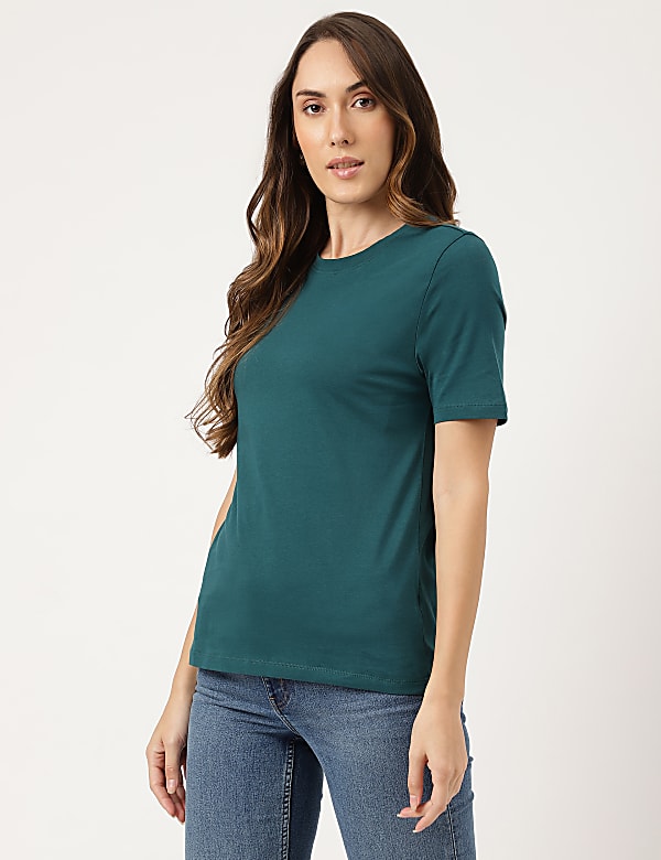 Cotton Rich Fitted T-Shirt