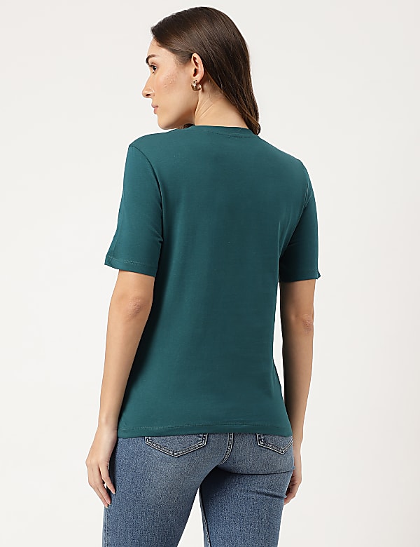 Cotton Rich Fitted T-Shirt