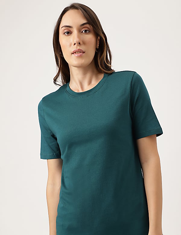 Cotton Rich Fitted T-Shirt