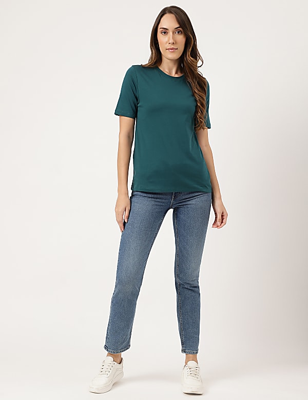 Cotton Rich Fitted T-Shirt