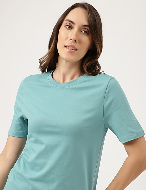 Cotton Rich Fitted T-Shirt