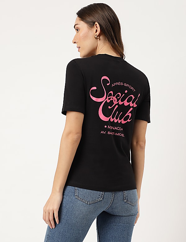 Cotton Rich Fitted T-Shirt
