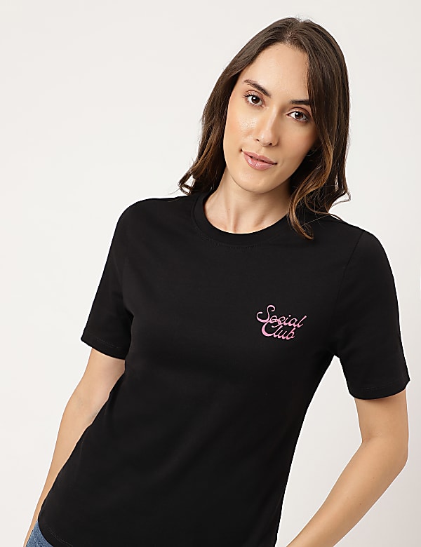 Cotton Rich Fitted T-Shirt