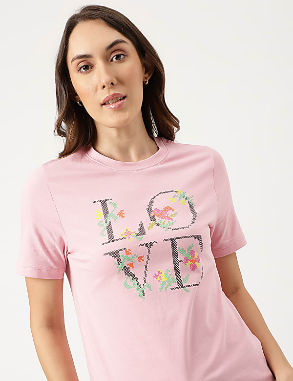 Cotton Rich Fitted T-Shirt