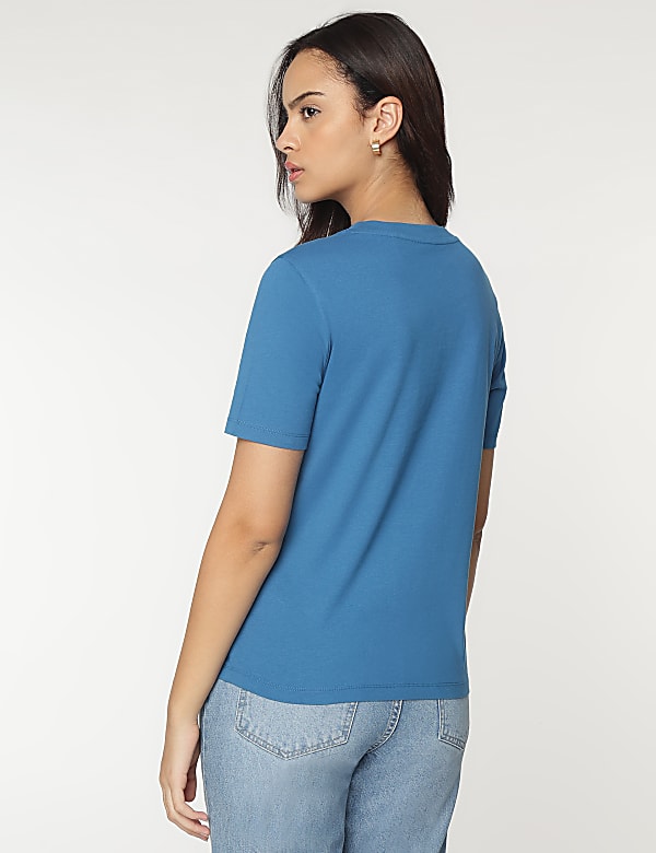 Pure Cotton Crew Neck T-Shirt