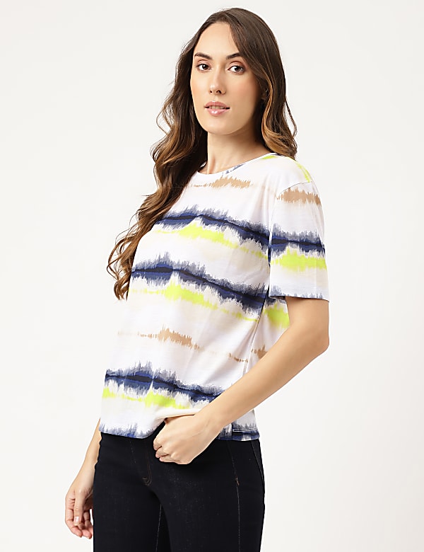 Abstract Printed T-Shirt